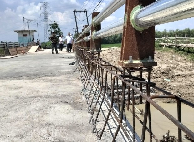 Proyek jembatan bkkd tahun 2025 desa bongangin