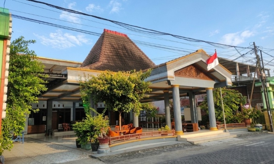 Foto: Balaidesa Mojodeso di duga berdiri di tanah pribadi