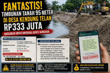 Foto: ilustrasi penguatan tebing sungai desa kendung, kecamatan Padangan, Bojonegoro.