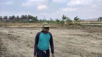 Foto: Salah satu petani yang sawahnya dilakukan Pemerataan